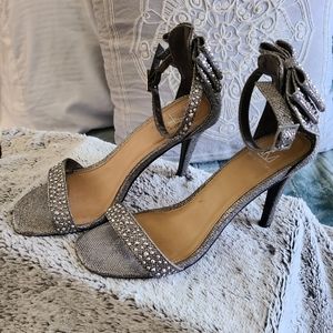 Material Girl Silver Sandals